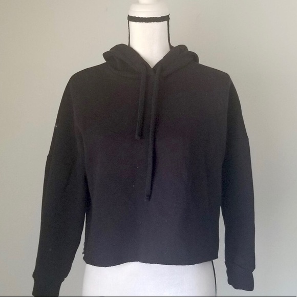 cropped hoodie zara